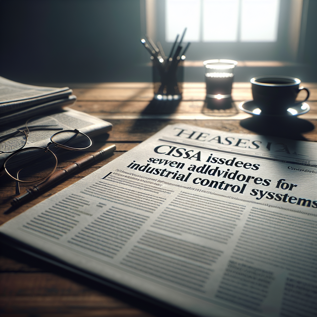 CISA Issues Seven Advisories for Industrial Control Systems