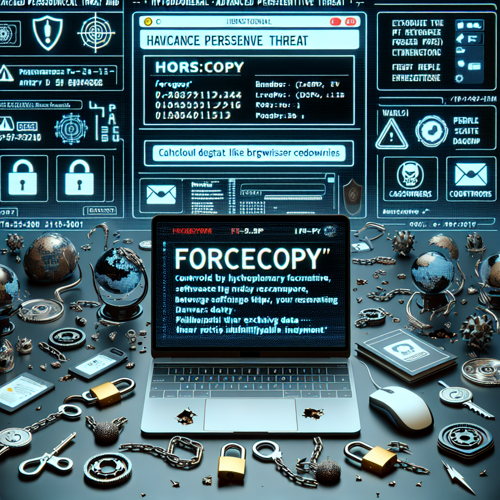 Kimsuky APT Exploits ForceCopy Malware to Harvest Browser Credentials