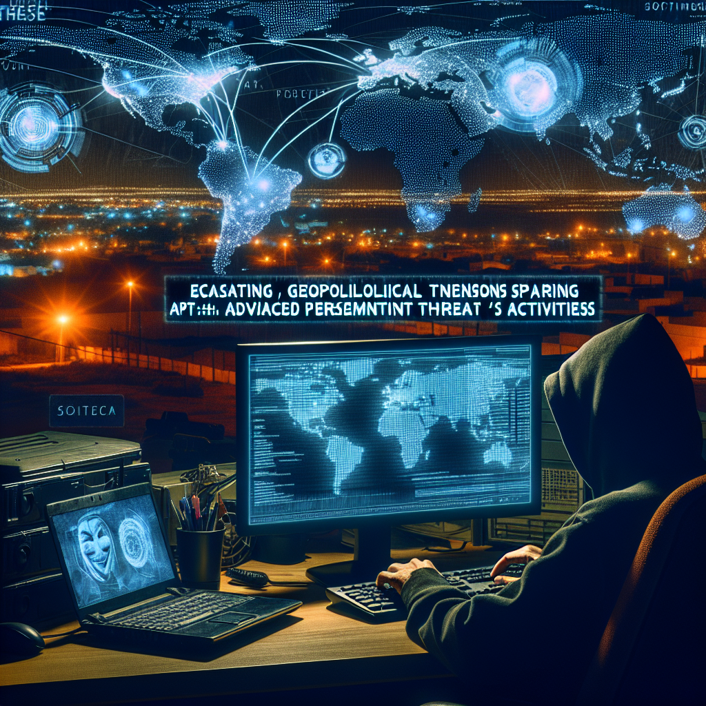 Rising Geopolitical Tensions Ignite APT and Hacktivism Activity