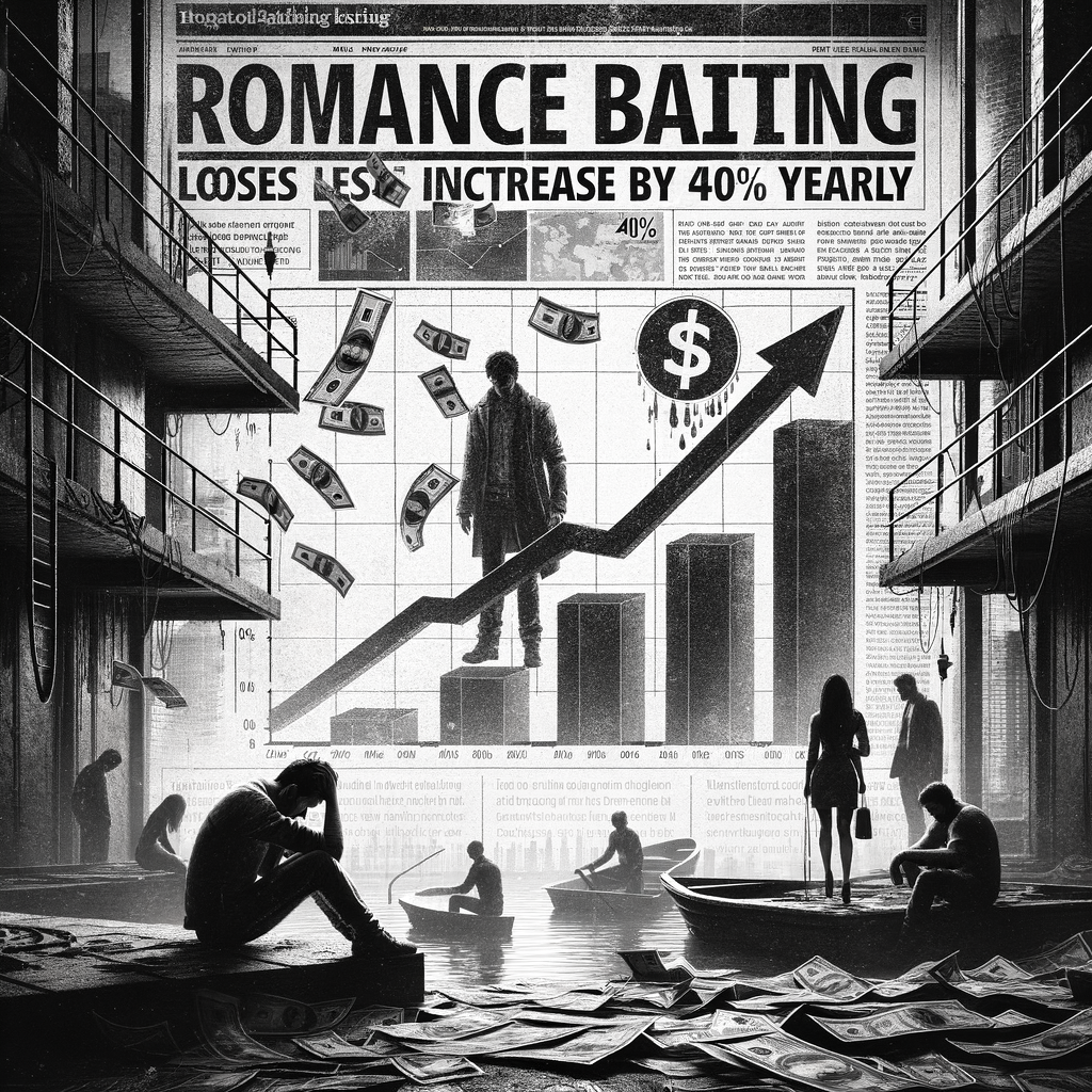 Romance Baiting Losses Increase by 40% Yearly