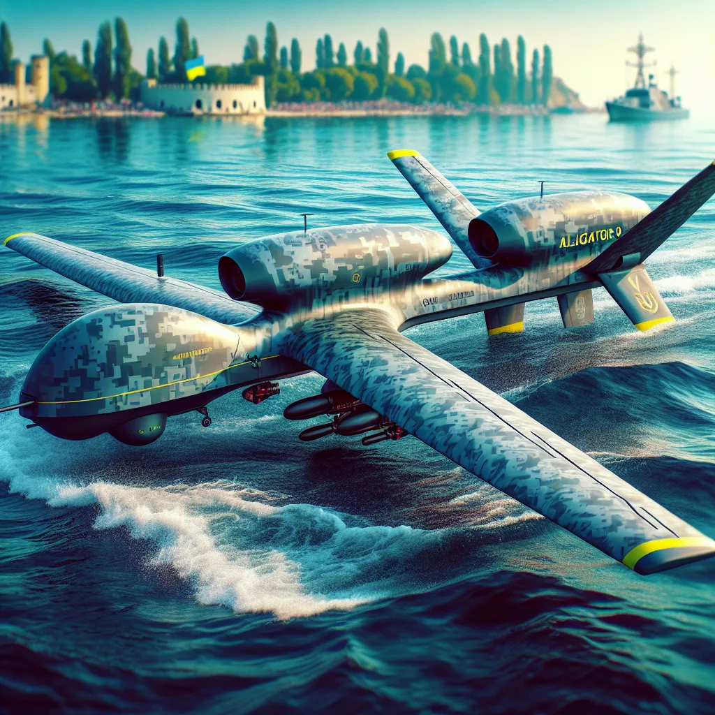 Ukraine Introduces the Alligator-9 Naval Drone