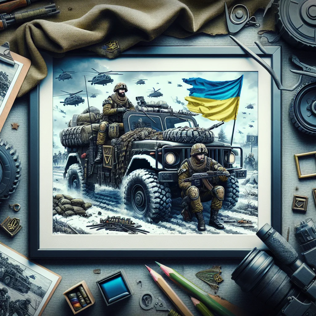 Ukrainian forces rely on motorized vehicles