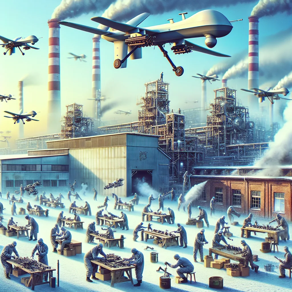 Russia begins mass production of grenade-launching drone