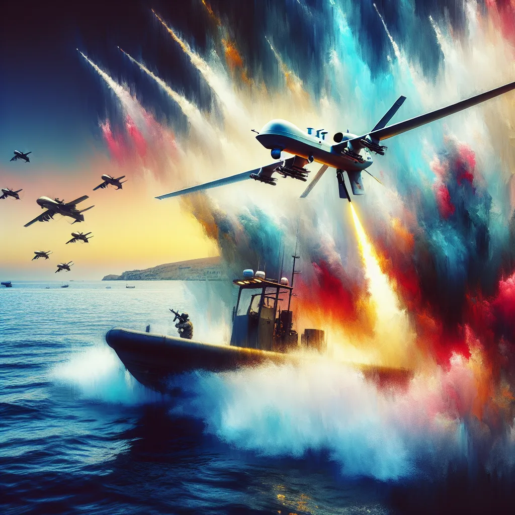 Ukrainian Drone Boat Brings Down Russian Su-30 Using an AIM-9 Missile
