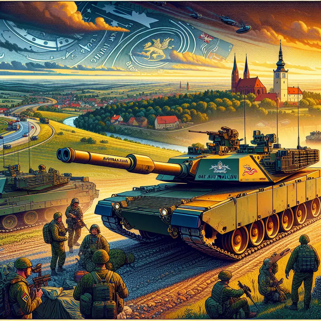 Australian Abrams Tanks Land in Poland