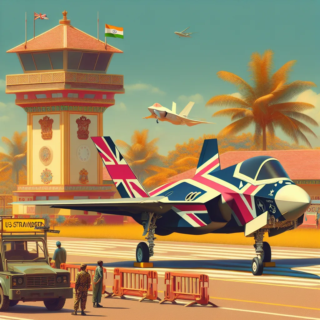 British F-35 Remains Stranded at Indian Airport