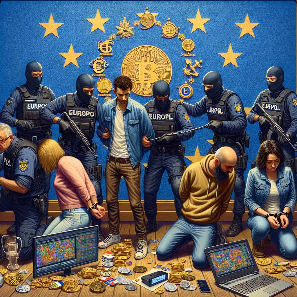 Europol Breaks Up $540 Million Crypto Fraud Ring, Five Arrested