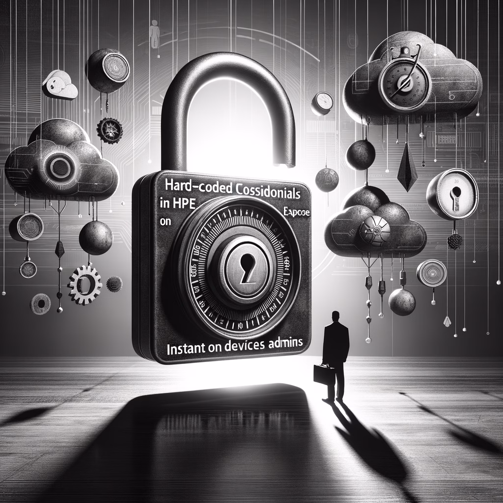 Hard-Coded Credentials: Risky HPE Flaw — Must-Read
