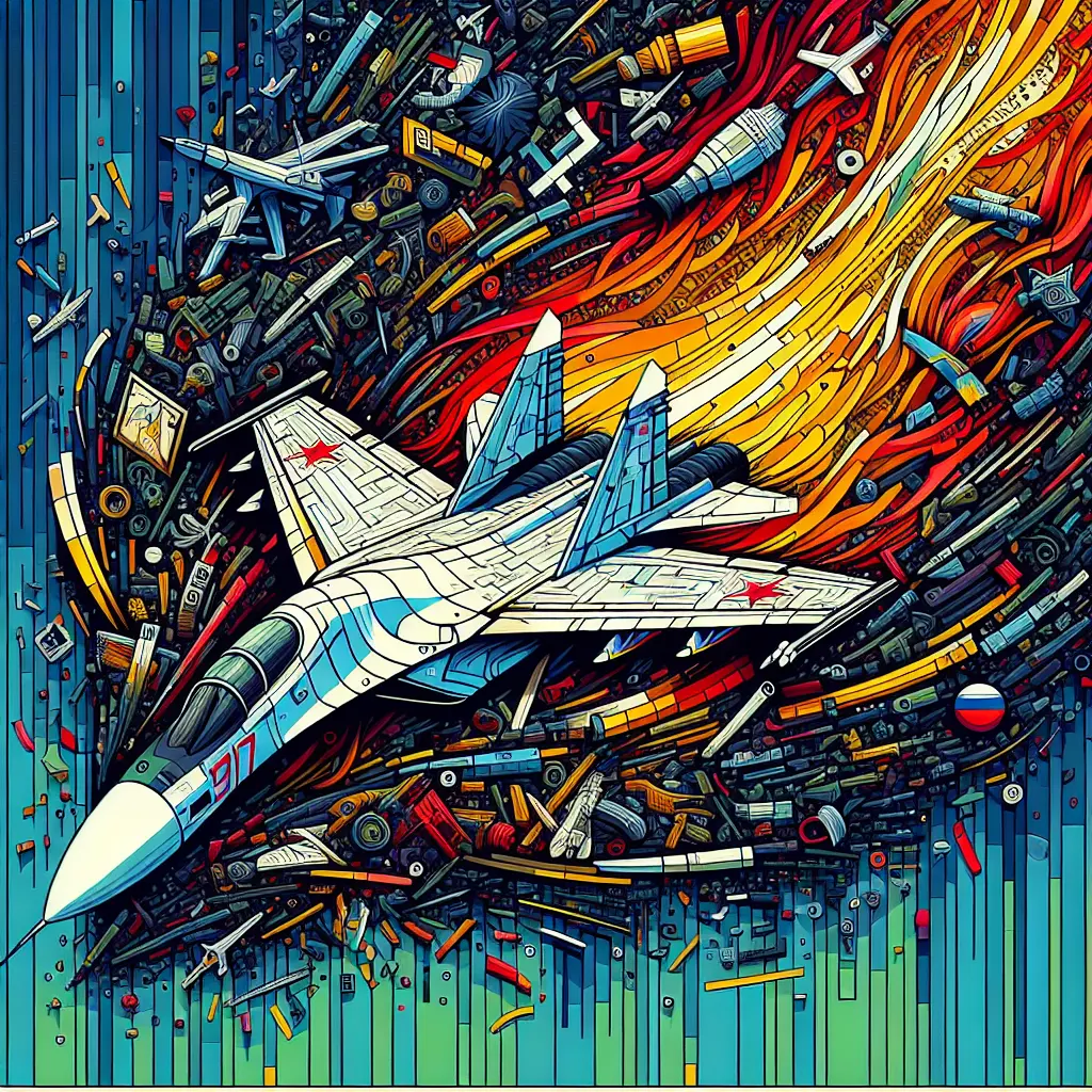 Russian Su-34 Fighter Jet Crashes