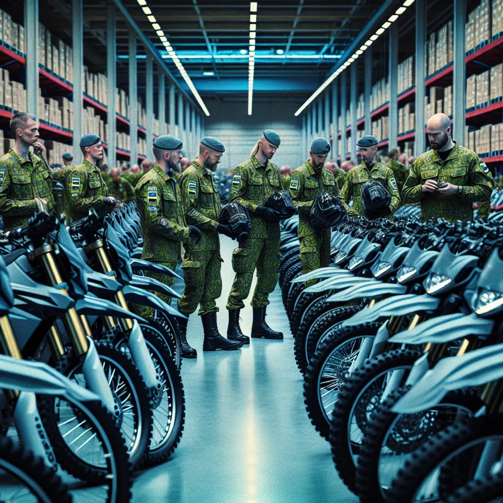 Swedish Army buys 1,000 XT 250 motorcycles