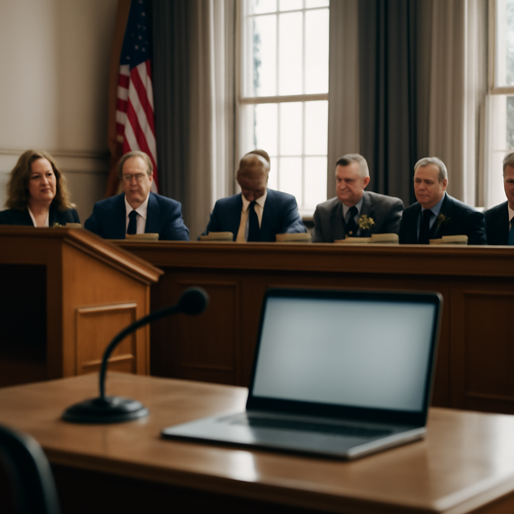 Congress members and military leaders seated in a formal hearing room with a podium and committee table.