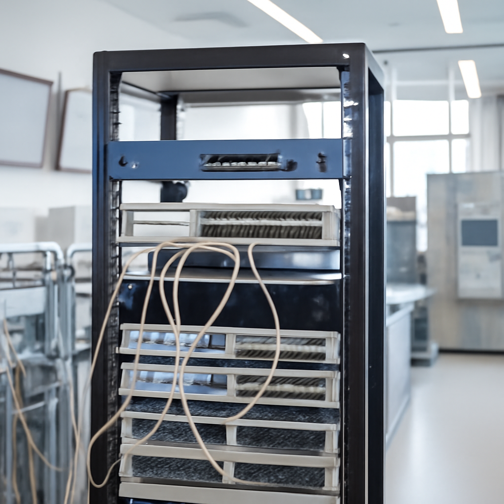 Network operations center with integrated load balancer equipment.
