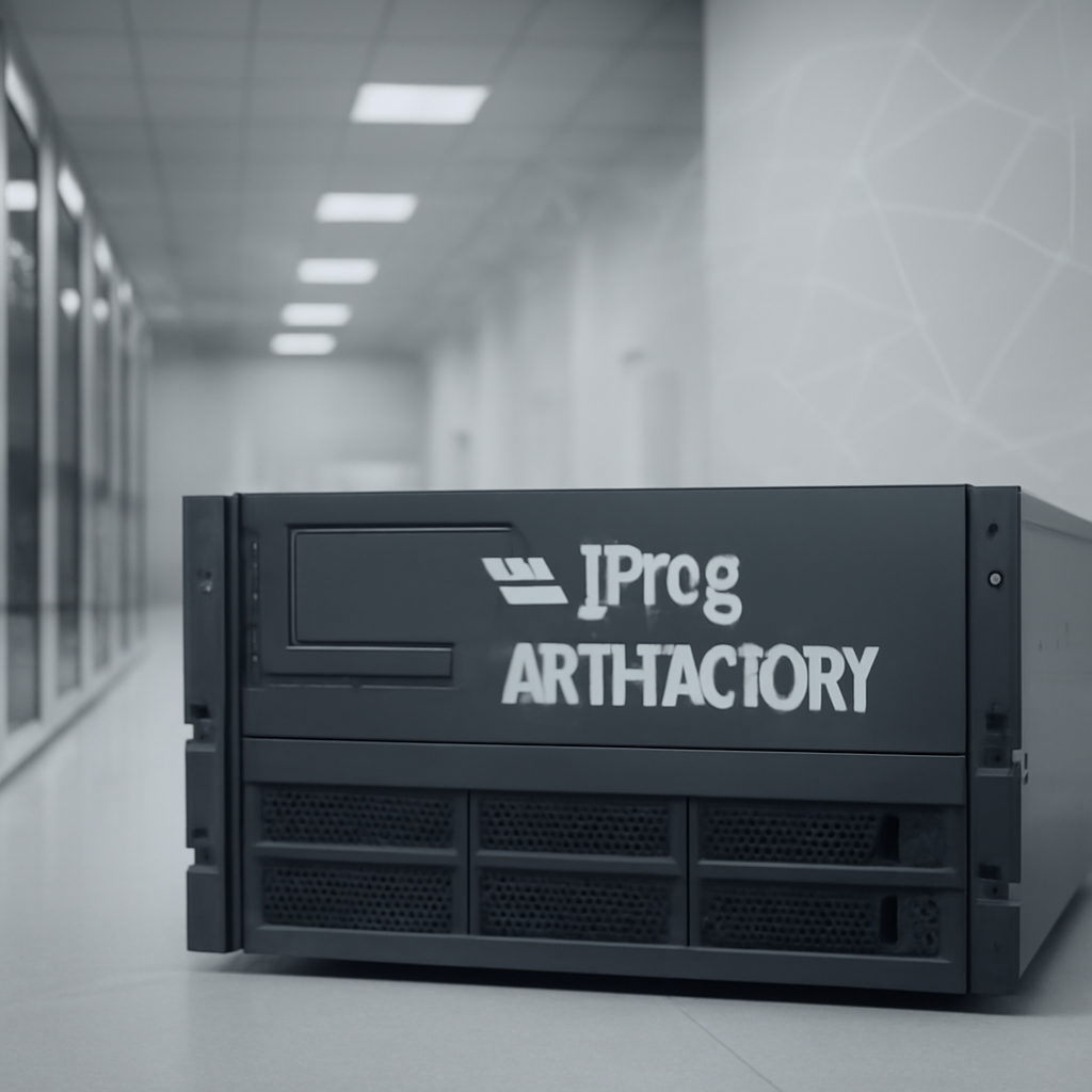 JFrog Artifactory server equipment in a data center or server room setting.