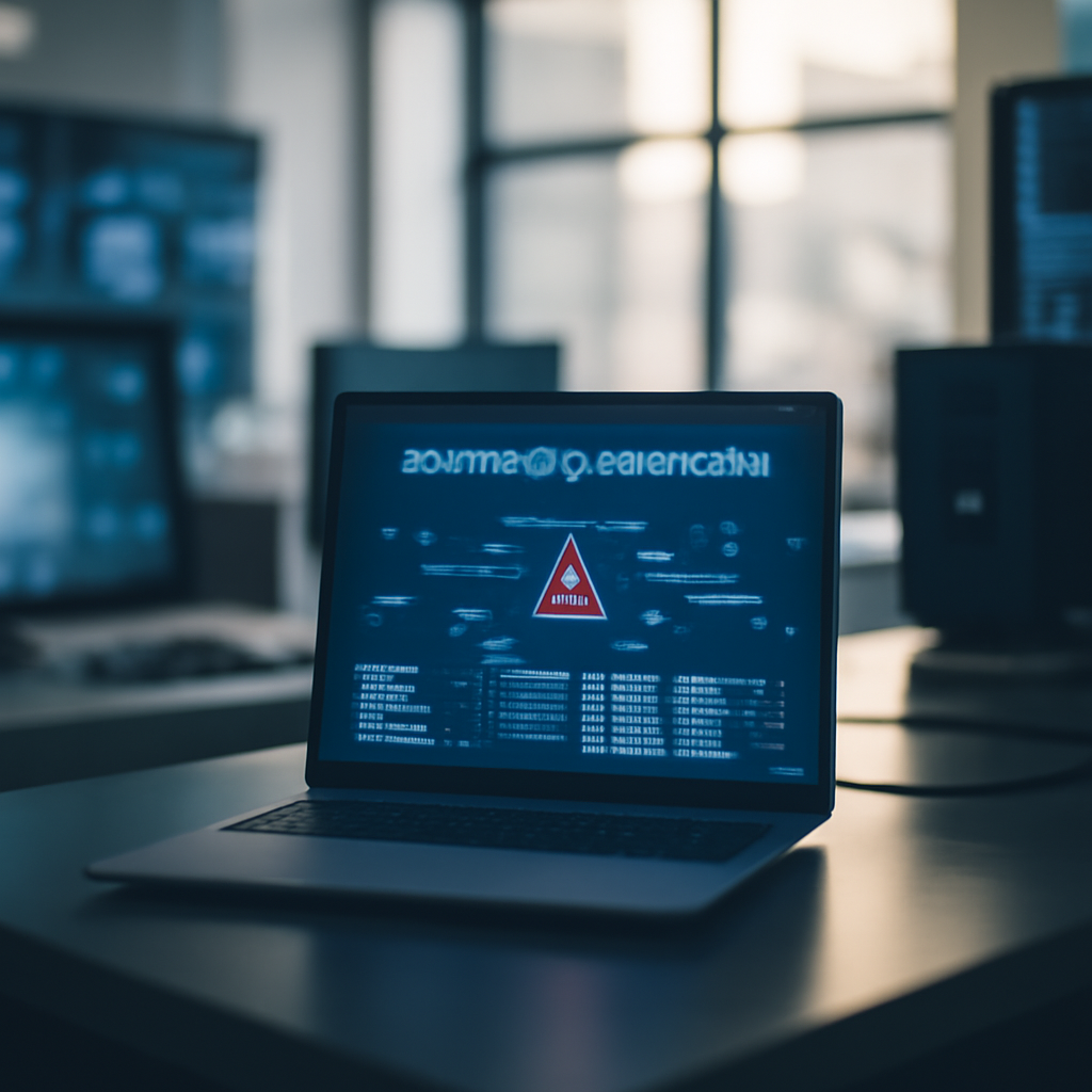 Technologists monitor screens in a bright, modern network operations center with a large window showing natural daylight.