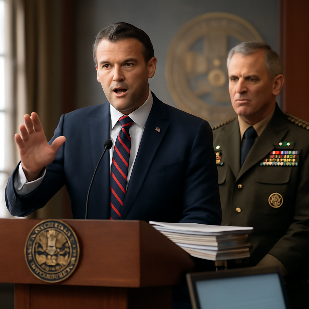 US military officials brief Senate on munitions expenditure.