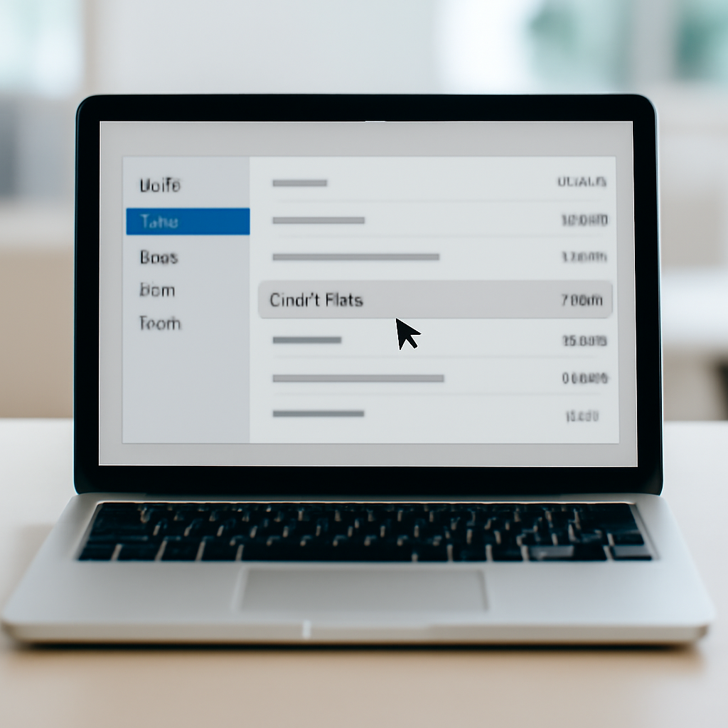 Laptop screen shows an inbox with a suspicious email from a bank hovering under the cursor.
