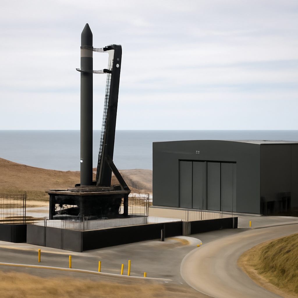 Rocket Lab launch infrastructure at Pacific Spaceport Complex-Alaska.