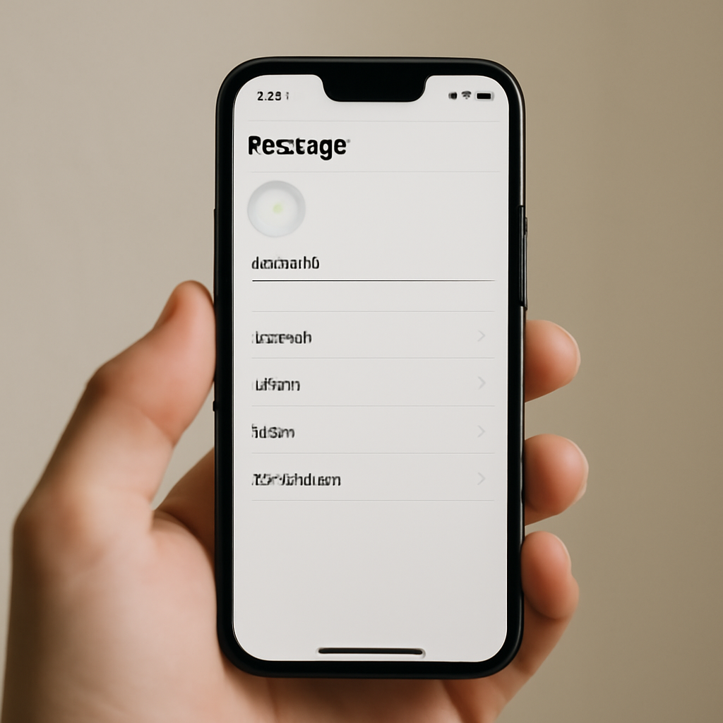 Smartphone screen showing WhatsApp settings with a username field.